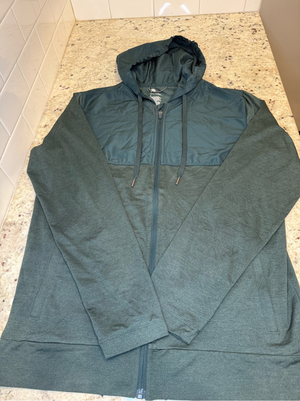Men's Soft Stretch Full Zip Hooded Top - All In Motion™ Size M - NWT